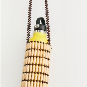 Pearl Beaded Water Bottle Pouch